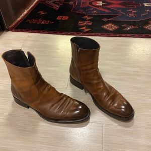 Too Boot New York Men's Brown Leather Boots 13M